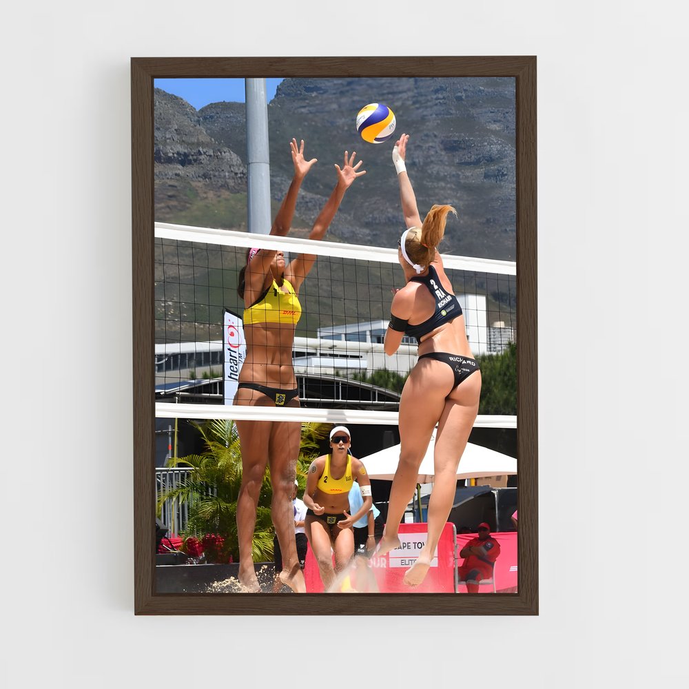 Poster Olympic beach compétitivité – affiche Beach-volley (vue 5)